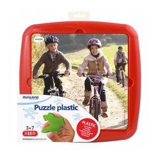 PUZZLE DE PLÁSTICO PASSEIO DE BICICLETA